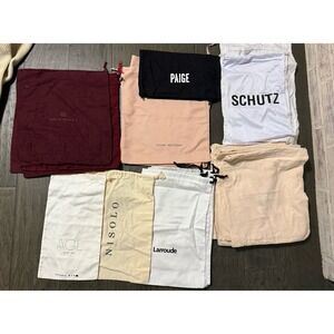 Huge Lot Designer Dust Bag Covers Badgley Mishka, Paige, Nisola, Laroude, Schutz